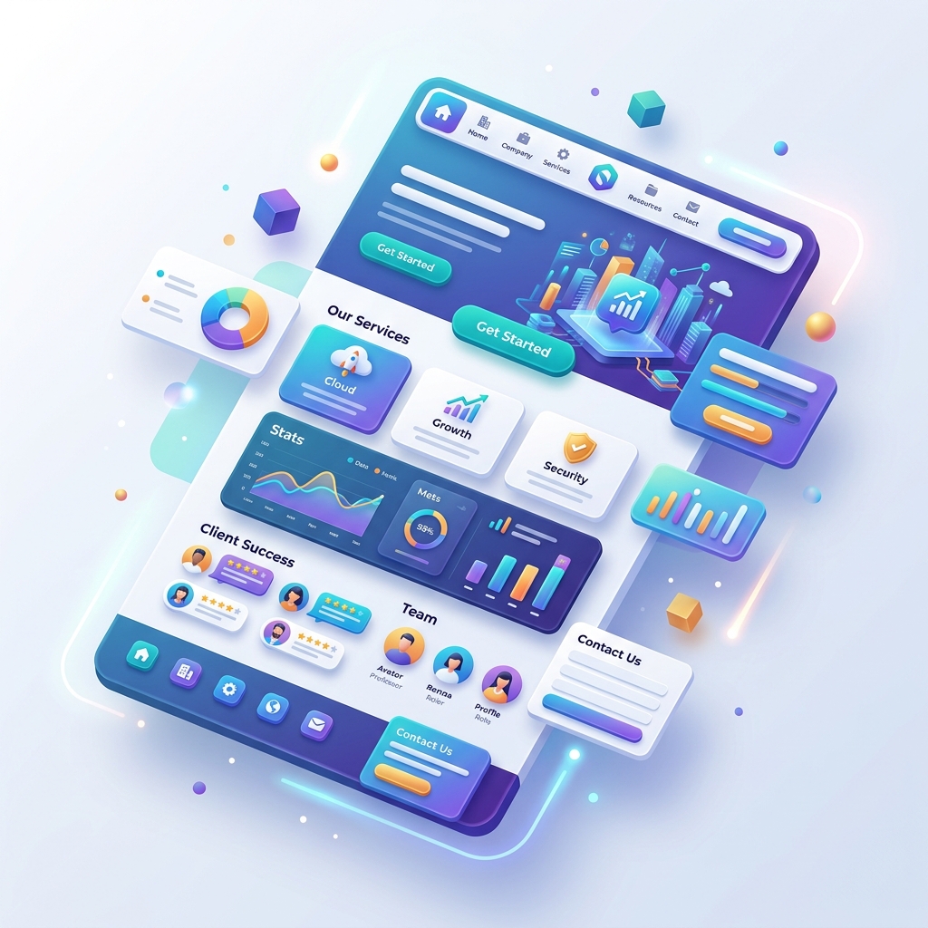 Website UI Mockup